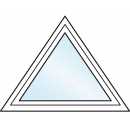 FT262PN  Fenêtre triangulaire PVC